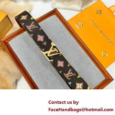 Louis Vuitton Width 4cm LV Tag 40mm Reversible Belt M8586V 03