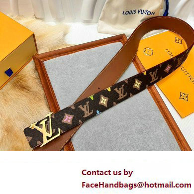 Louis Vuitton Width 4cm LV Tag 40mm Reversible Belt M8586V 03