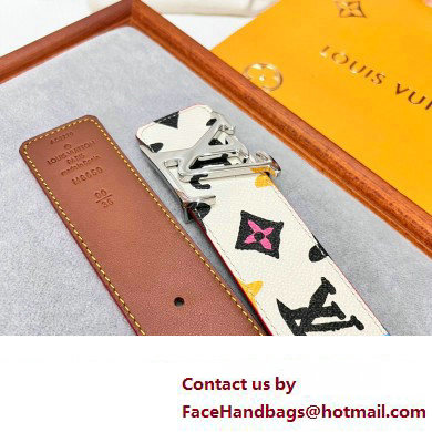 Louis Vuitton Width 4cm LV Tag 40mm Reversible Belt M8586V 04 - Click Image to Close