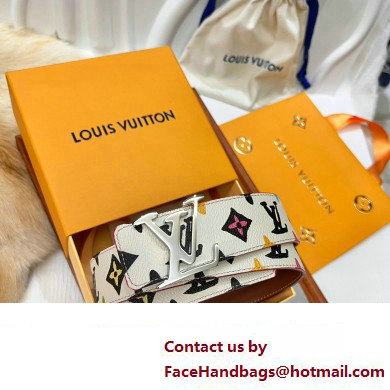 Louis Vuitton Width 4cm LV Tag 40mm Reversible Belt M8586V 04