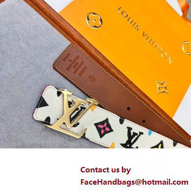 Louis Vuitton Width 4cm LV Tag 40mm Reversible Belt M8586V 05