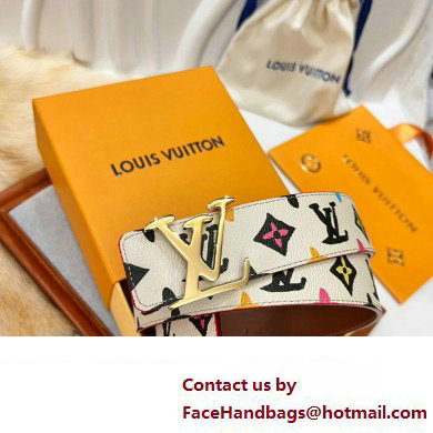 Louis Vuitton Width 4cm LV Tag 40mm Reversible Belt M8586V 05