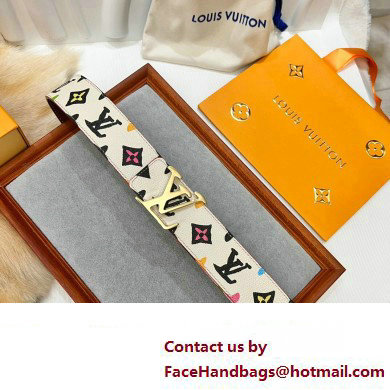 Louis Vuitton Width 4cm LV Tag 40mm Reversible Belt M8586V 05