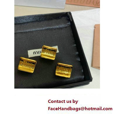 Miu Miu Metal claw clips 5IF144 2024