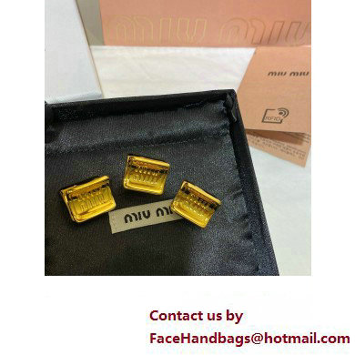 Miu Miu Metal claw clips 5IF144 2024