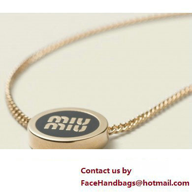 Miu Miu metal necklace 2024