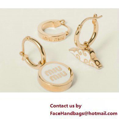 Miu Miu set of metal earrings 2024 - Click Image to Close