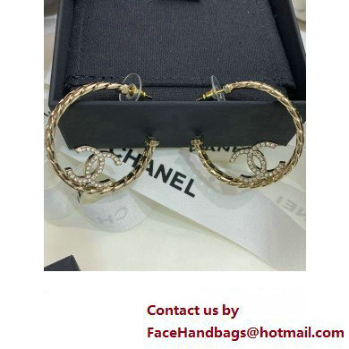 chanel HOOP Earrings ABC900 2024