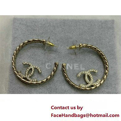 chanel HOOP Earrings ABC900 2024