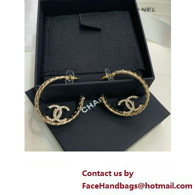 chanel HOOP Earrings ABC900 2024