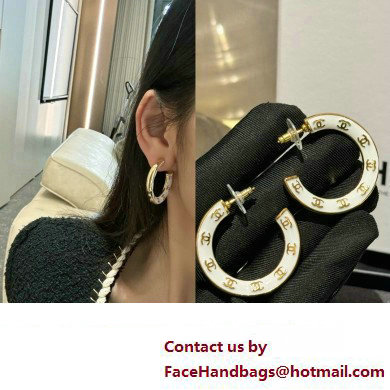 chanel HOOP Earrings ABC992 2024