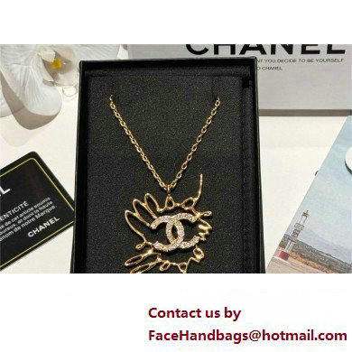 chanel LONG Pendant NECKLACE ABD422 2024