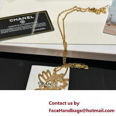 chanel LONG Pendant NECKLACE ABD422 2024