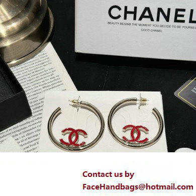 chanel hoop Earrings ABC908 2024