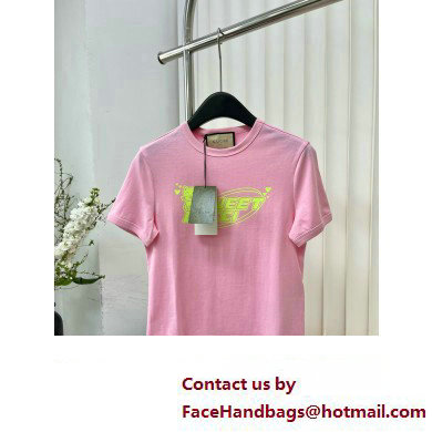 gucci Cotton jersey T-shirt pink 723566 2024