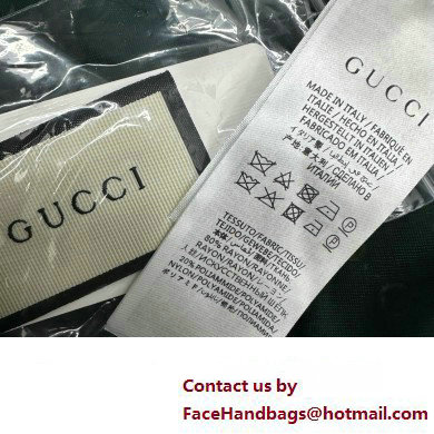 gucci GG velvet shirt green 772365 2024