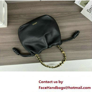 loewe Mini flamenco purse bag in mellow nappa lambskin BLACK 2024