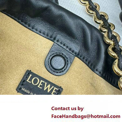 loewe Mini flamenco purse bag in mellow nappa lambskin BLACK 2024