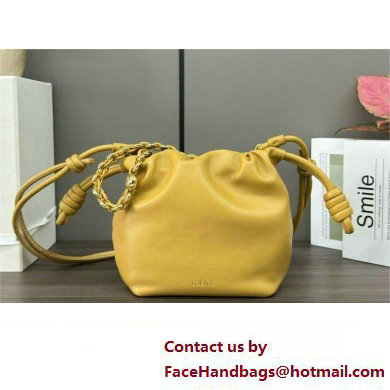 loewe Mini flamenco purse bag in mellow nappa lambskin SAHARA 2024 - Click Image to Close