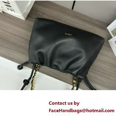 loewe flamenco purse in mellow nappa lambskin 012403 black 2024