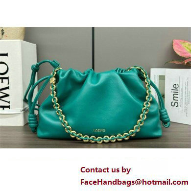 loewe flamenco purse in mellow nappa lambskin 012403 emerald green 2024 - Click Image to Close