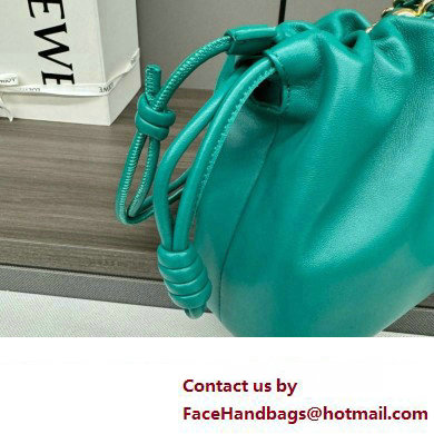 loewe flamenco purse in mellow nappa lambskin 012403 emerald green 2024