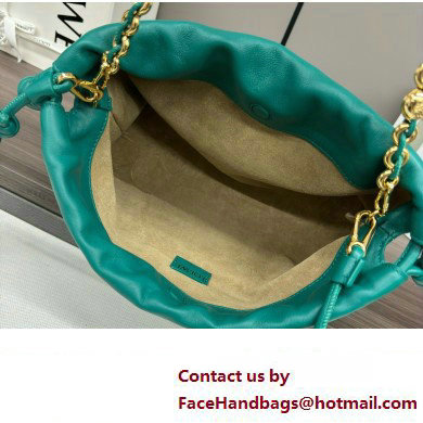 loewe flamenco purse in mellow nappa lambskin 012403 emerald green 2024