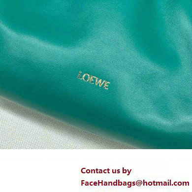 loewe flamenco purse in mellow nappa lambskin 012403 emerald green 2024