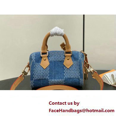 louis vuitton Damier Denim 3D Nano speedy bag 2024