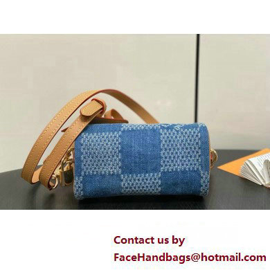 louis vuitton Damier Denim 3D Nano speedy bag 2024