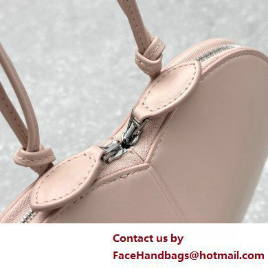 Alaia Le Coeur Heart Bag in calfskin light pink 2025