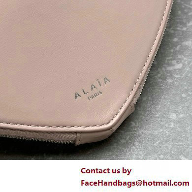 Alaia Le Coeur Heart Bag in calfskin light pink 2025