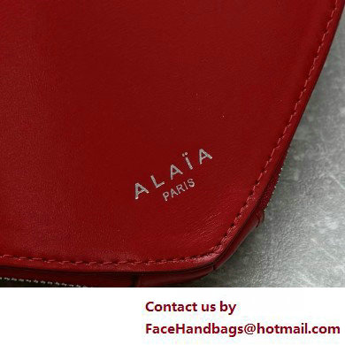 Alaia Le Coeur Heart Bag in calfskin red 2025