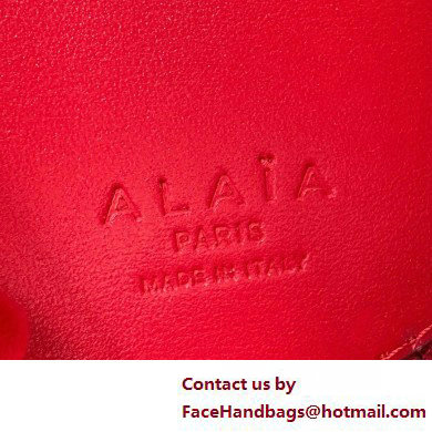 Alaia Le Coeur Heart Bag in calfskin red 2025