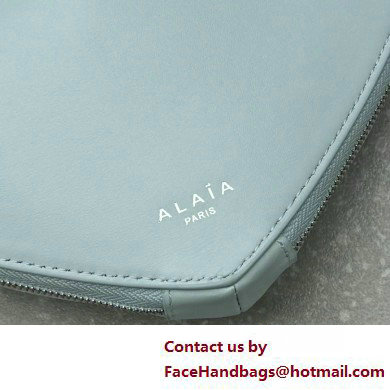 Alaia Le Coeur Heart Bag in calfskin sky blue 2025