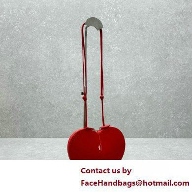 Alaia Le Coeur Heart Bag in patent leather red 2025