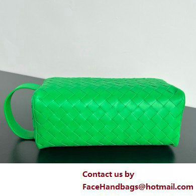 Bottega Veneta Intrecciato Travel Pouch Parakeet 2025