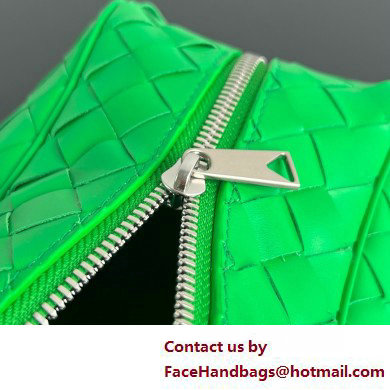 Bottega Veneta Intrecciato Travel Pouch Parakeet 2025