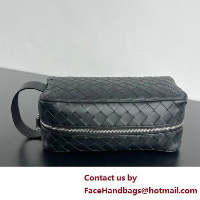 Bottega Veneta Intrecciato Travel Pouch black 2025