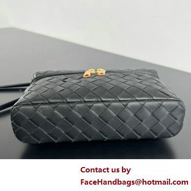 Bottega Veneta Intrecciato leather BANG BANG vanity case BLACK 2025