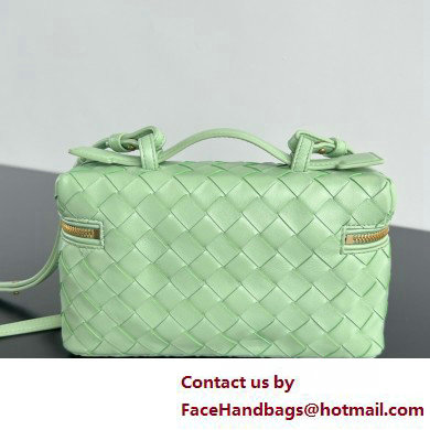 Bottega Veneta Intrecciato leather BANG BANG vanity case FRESH MINT 2025