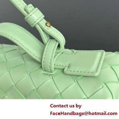 Bottega Veneta Intrecciato leather BANG BANG vanity case FRESH MINT 2025