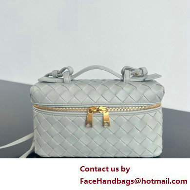 Bottega Veneta Intrecciato leather BANG BANG vanity case GRAY 2025