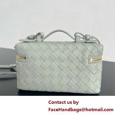 Bottega Veneta Intrecciato leather BANG BANG vanity case GRAY 2025