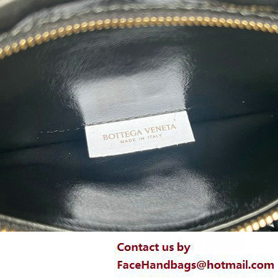 Bottega Veneta Intrecciato leather Kalimero Citta SHOULDER BAG BLACK 2025