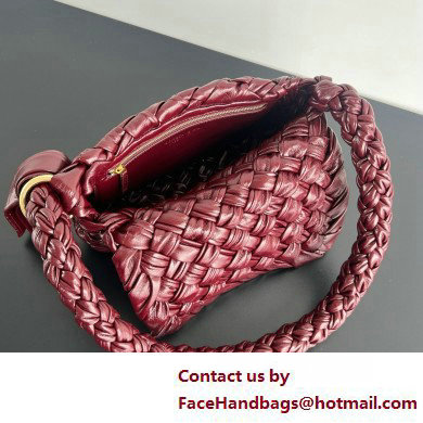 Bottega Veneta Intrecciato leather Kalimero Citta SHOULDER BAG Barolo 2025