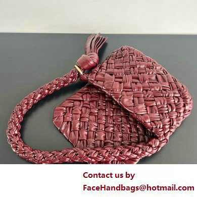 Bottega Veneta Intrecciato leather Kalimero Citta SHOULDER BAG Barolo 2025