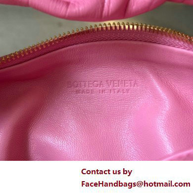 Bottega Veneta crocodile pattern leather mini jodie top handle bag pink 2025