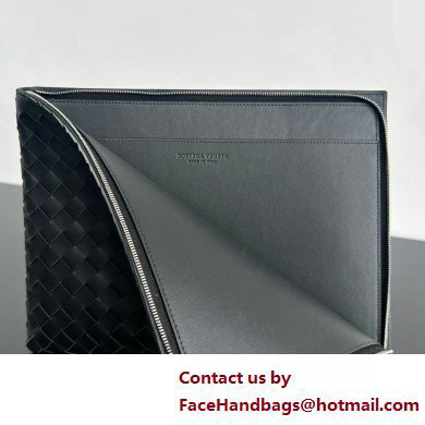 Bottega Veneta men's document case black 2025