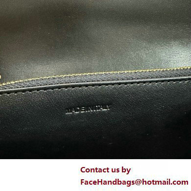 CELINE LARGE WALLET TRIOMPHE in Shiny calfskin Black 2025